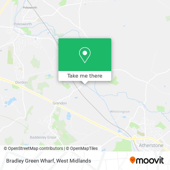 Bradley Green Wharf map