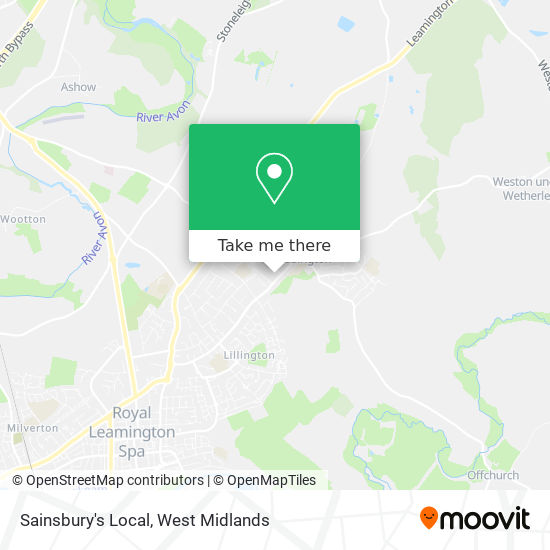 Sainsbury's Local map