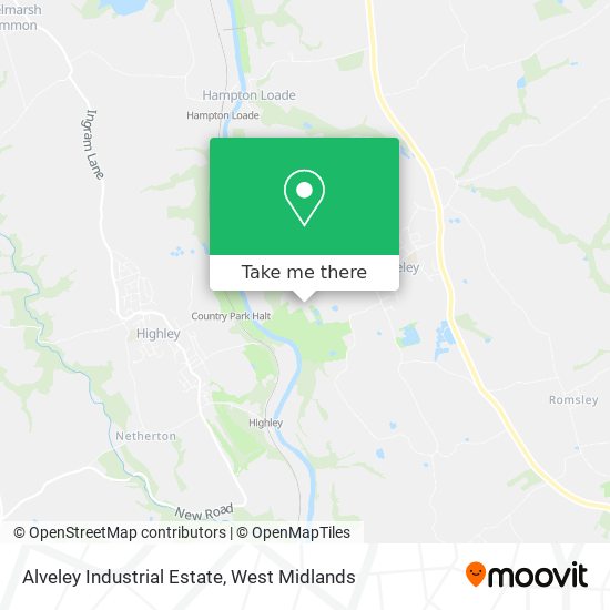 Alveley Industrial Estate map