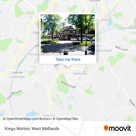 Kings Norton map