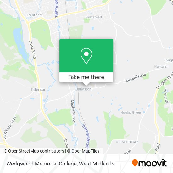 Wedgwood Memorial College map