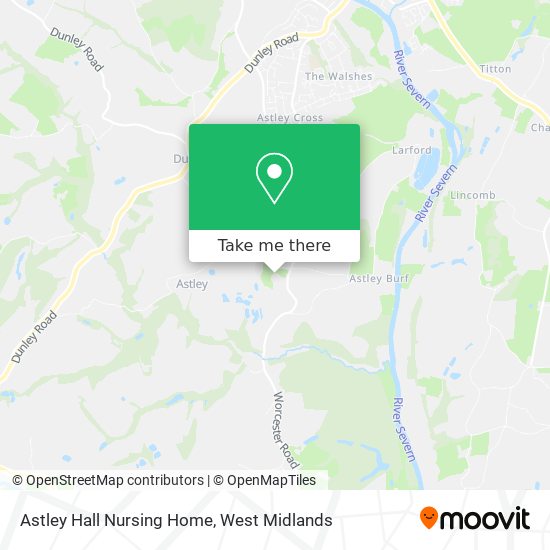 Astley Hall Nursing Home map