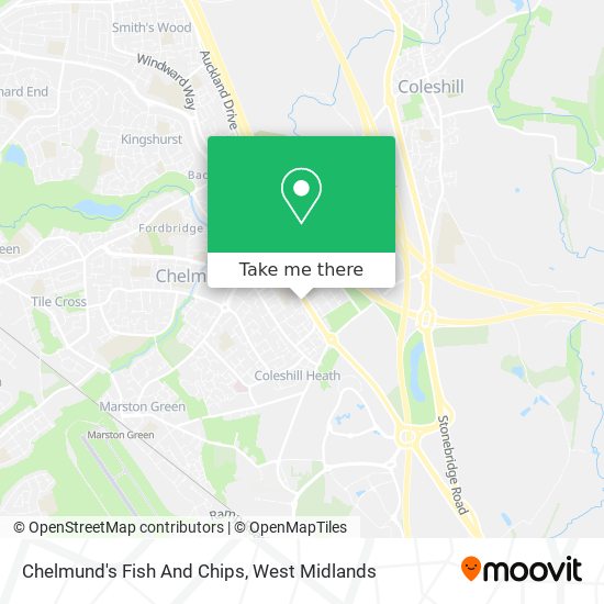 Chelmund's Fish And Chips map