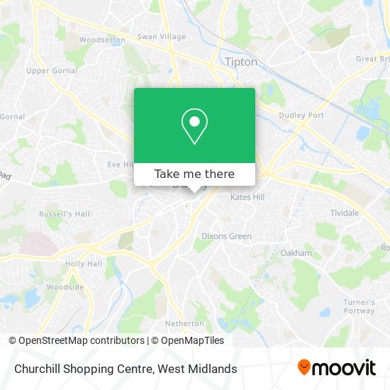 Churchill Shopping Centre map