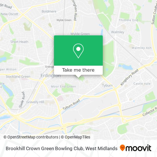 Brookhill Crown Green Bowling Club map