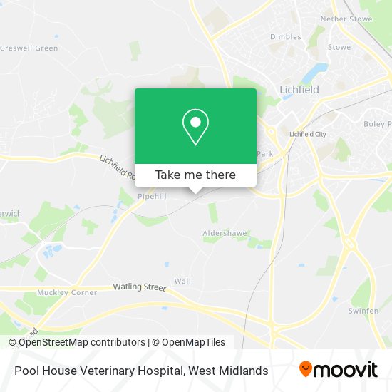 Pool House Veterinary Hospital map