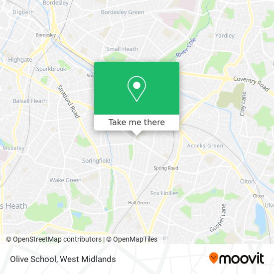 Olive School map