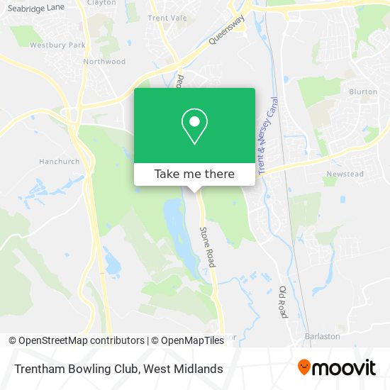 Trentham Bowling Club map