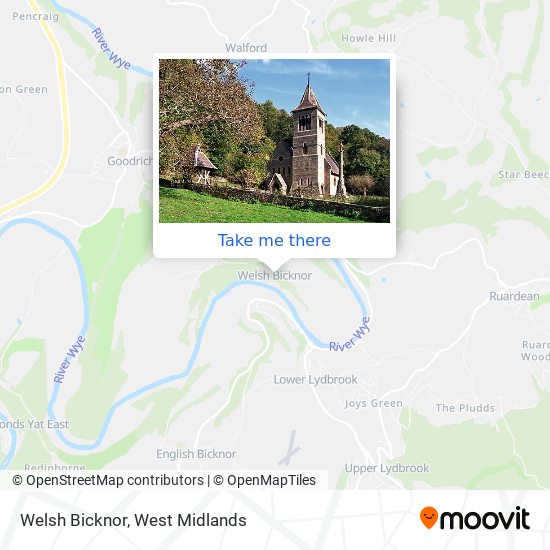 Welsh Bicknor map