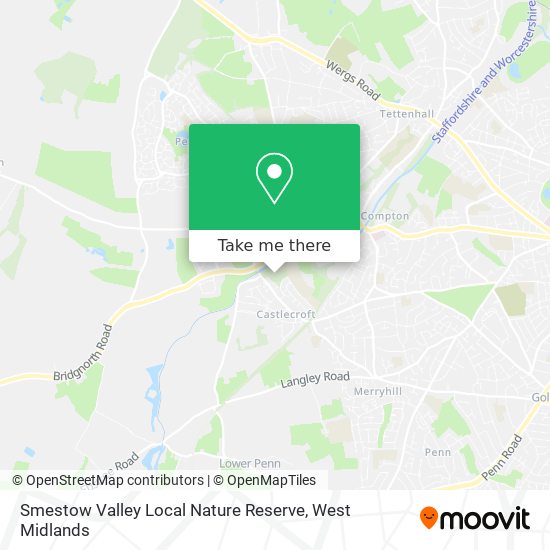 Smestow Valley Local Nature Reserve map