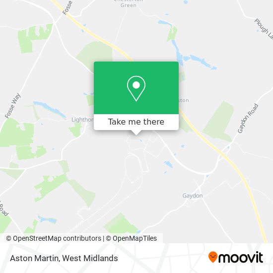 Aston Martin map