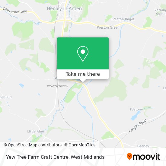Yew Tree Farm Craft Centre map