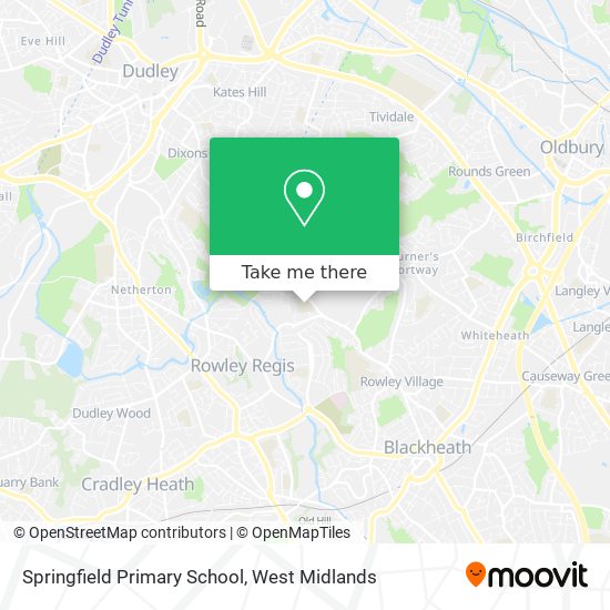 Springfield Primary School map