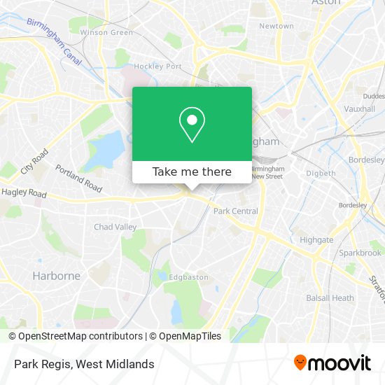 Park Regis map