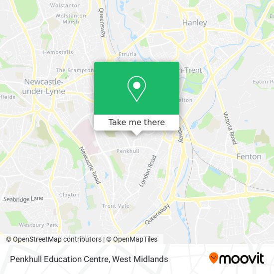 Penkhull Education Centre map