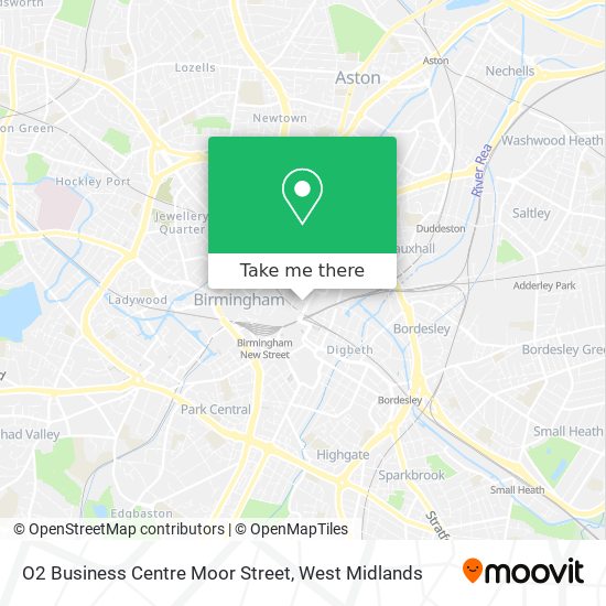O2 Business Centre Moor Street map