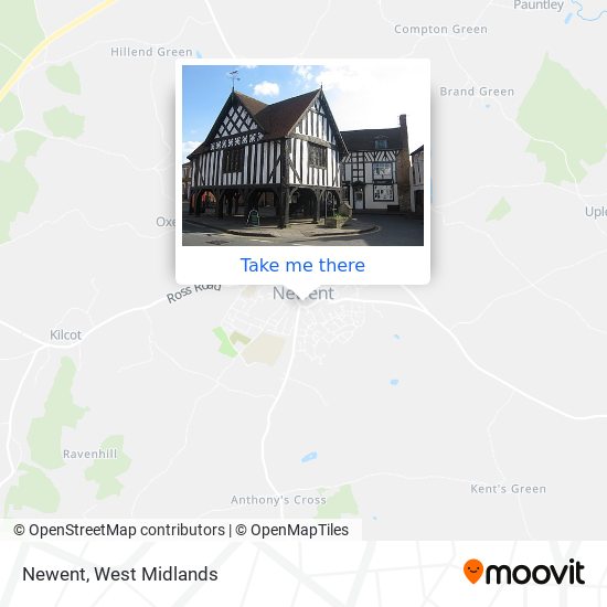 Newent map