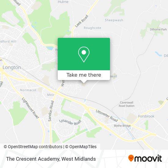 The Crescent Academy map
