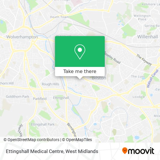 Ettingshall Medical Centre map