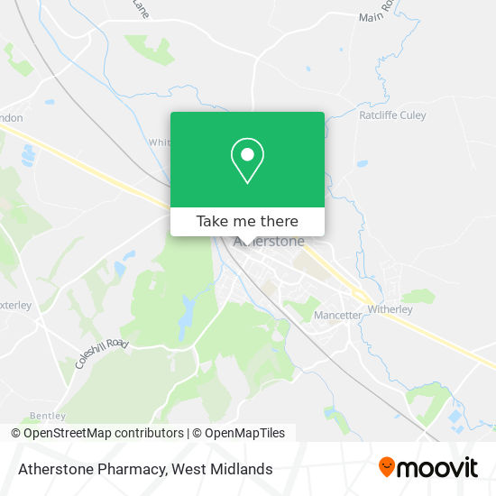 Atherstone Pharmacy map