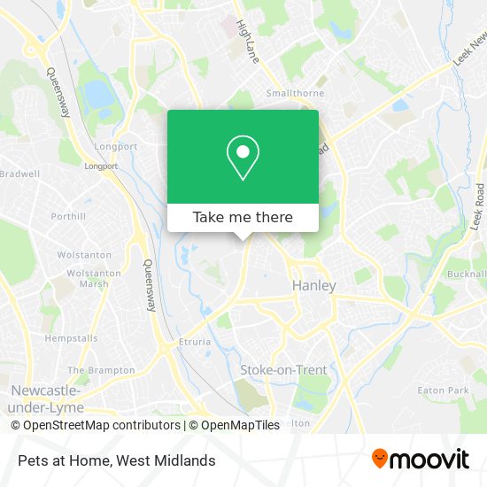 Pets at Home map