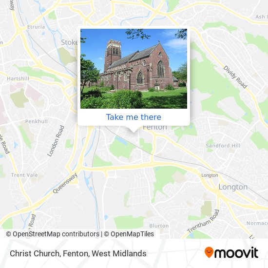 Christ Church, Fenton map