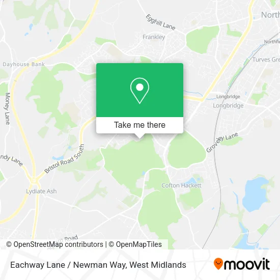 Eachway Lane / Newman Way map