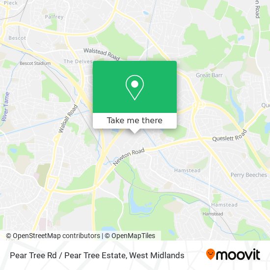 Pear Tree Rd / Pear Tree Estate map