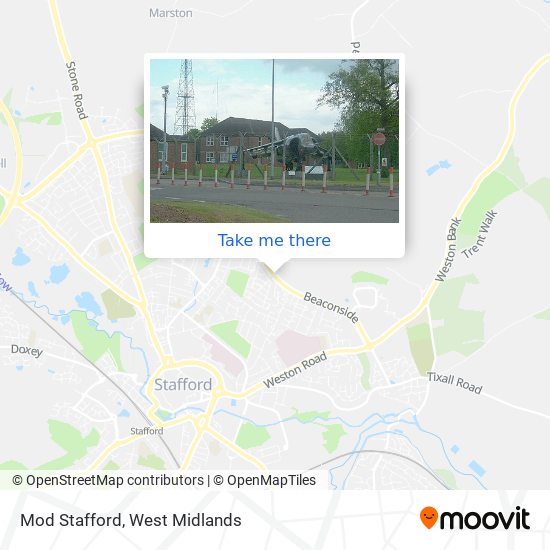 Mod Stafford map
