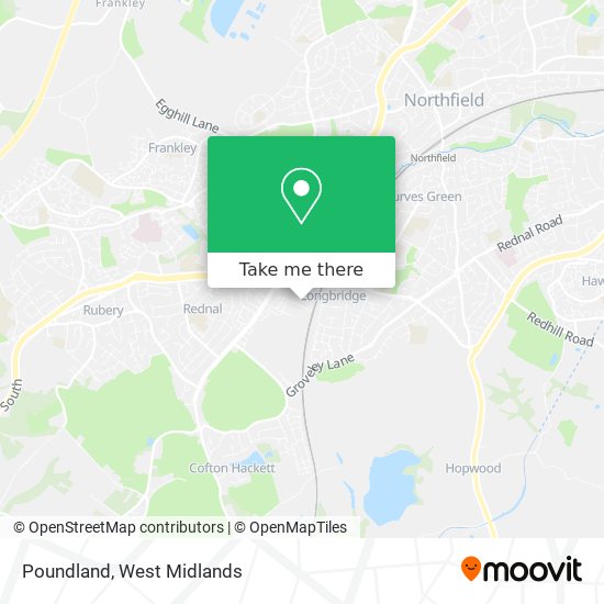 Poundland map