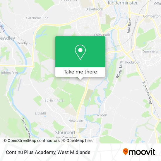 Continu Plus Academy map