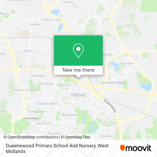 Queenswood Primary School And Nursery map