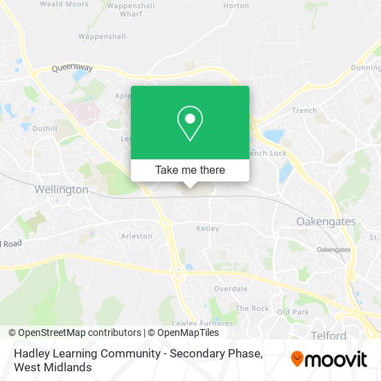 Hadley Learning Community - Secondary Phase map