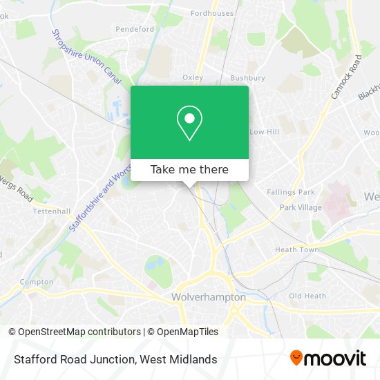 Stafford Road Junction map