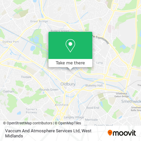 Vaccum And Atmosphere Services Ltd map