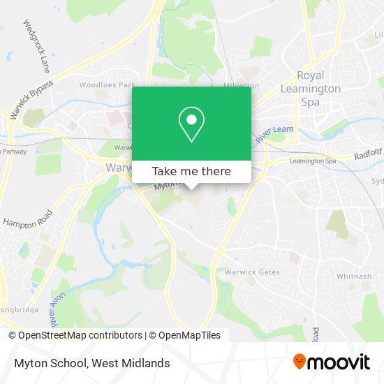 Myton School map