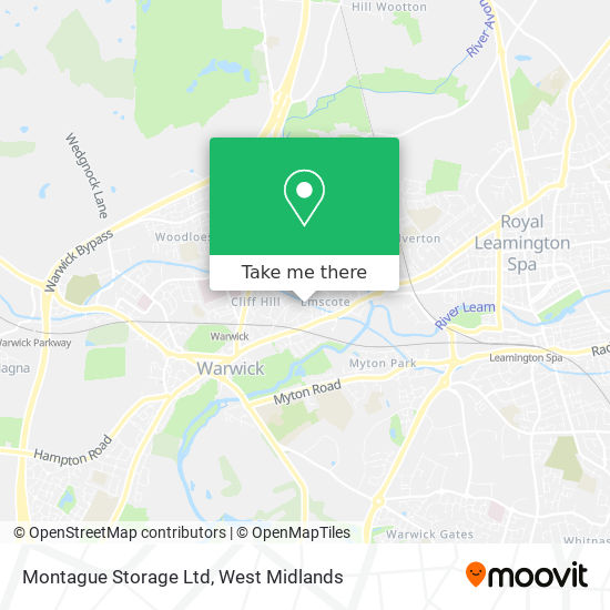 Montague Storage Ltd map