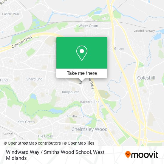 Windward Way / Smiths Wood School map