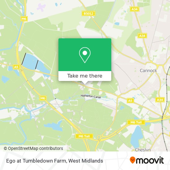 Ego at Tumbledown Farm map