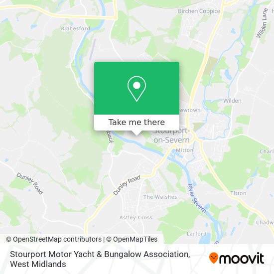 Stourport Motor Yacht & Bungalow Association map