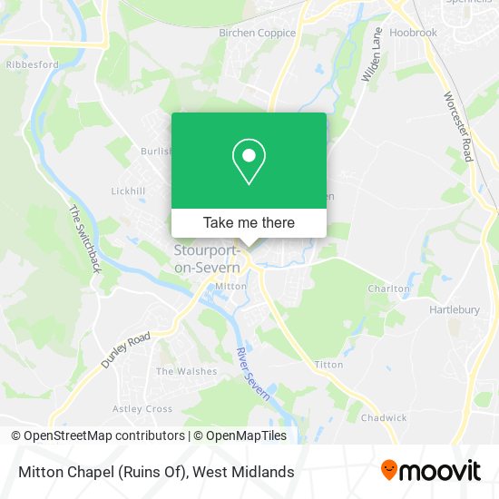 Mitton Chapel (Ruins Of) map