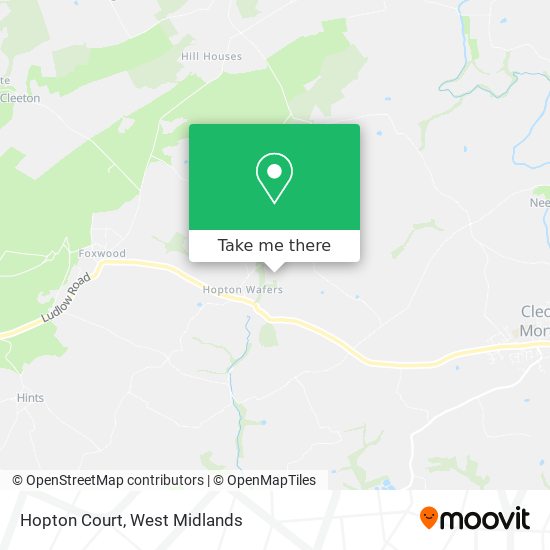 Hopton Court map