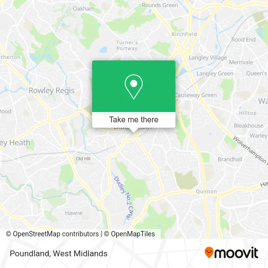 Poundland map