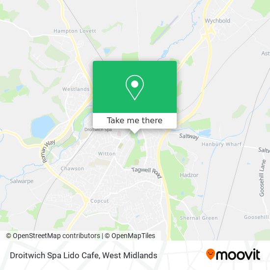 Droitwich Spa Lido Cafe map