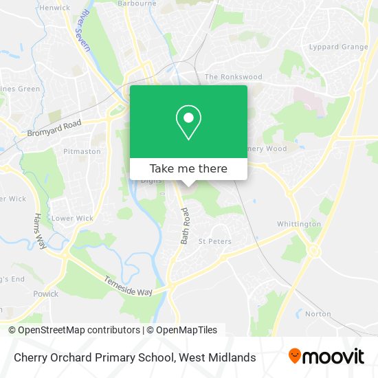 Cherry Orchard Primary School map