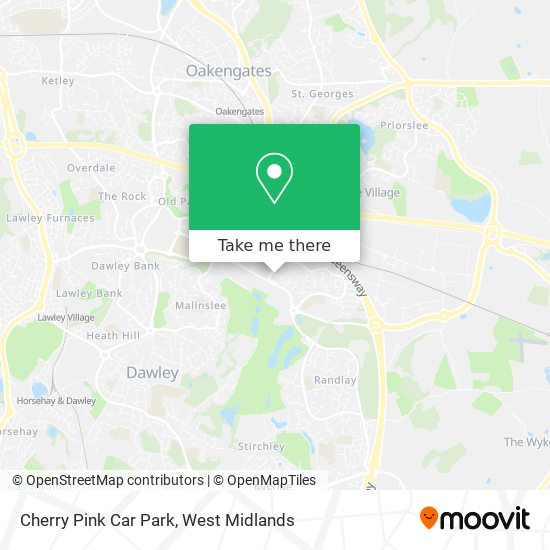 Cherry Pink Car Park map