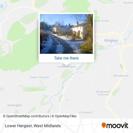 Lower Hergest map