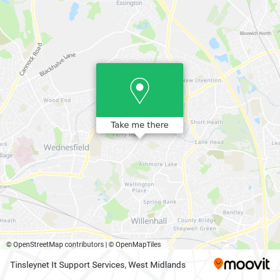 Tinsleynet It Support Services map