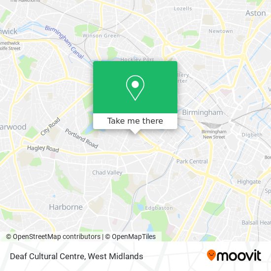 Deaf Cultural Centre map