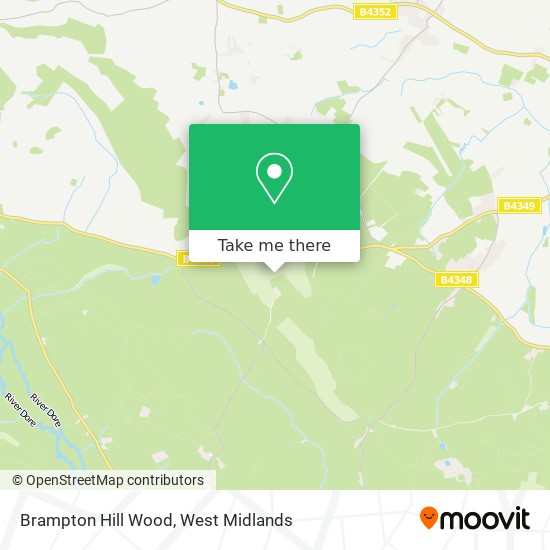 Brampton Hill Wood map